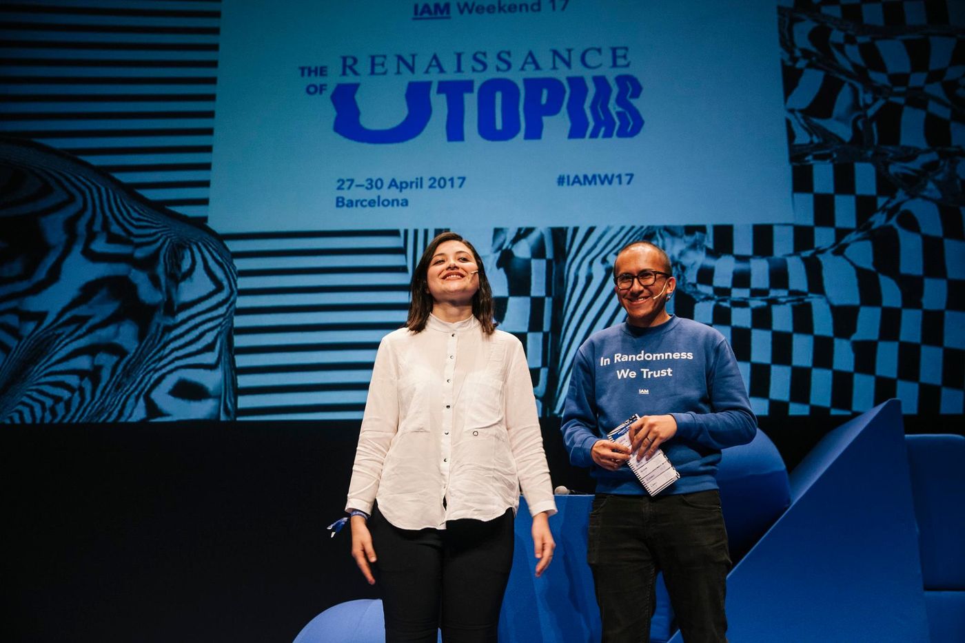 Lucy and Andres, founders of IAM Weekend.