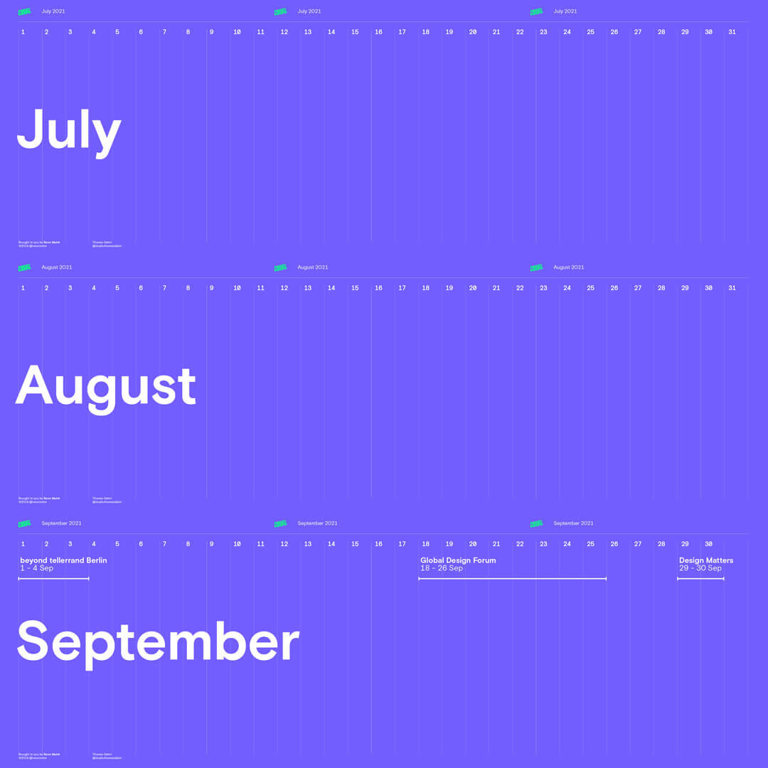Design Conferences happening in July, August, September 2021